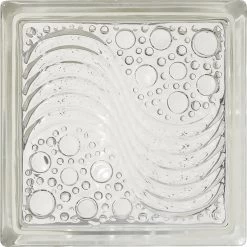 Brique De Verre, Transparent Vague Brillant