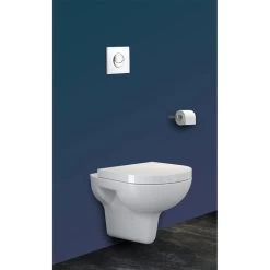 Pack WC Suspendu Bâti Sol Double Rapid Sl Plaque Blanche GROHE / VELVET