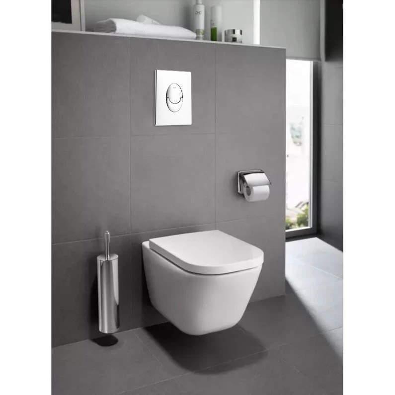 Pack WC Suspendu Bâti Mur Double Rapid Sl Et Cuvette Gap Chrome GROHE / ROCA 1 Pack WC Suspendu Bâti Mur Double Rapid Sl Et Cuvette Gap Chrome GROHE / ROCA