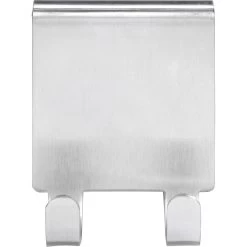 Crochet Double Pour Paroie De Douche Acier Inox Mat Vieste Duo