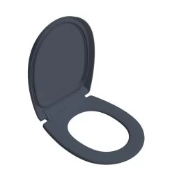 Abattant Frein De Chute Déclipsable Gris Zingué Click’n Clean Silence