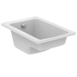 Baignoire Rectangulaire L.105x L.70 Cm Blanc, IDEAL STANDARD Connect Air Sabot