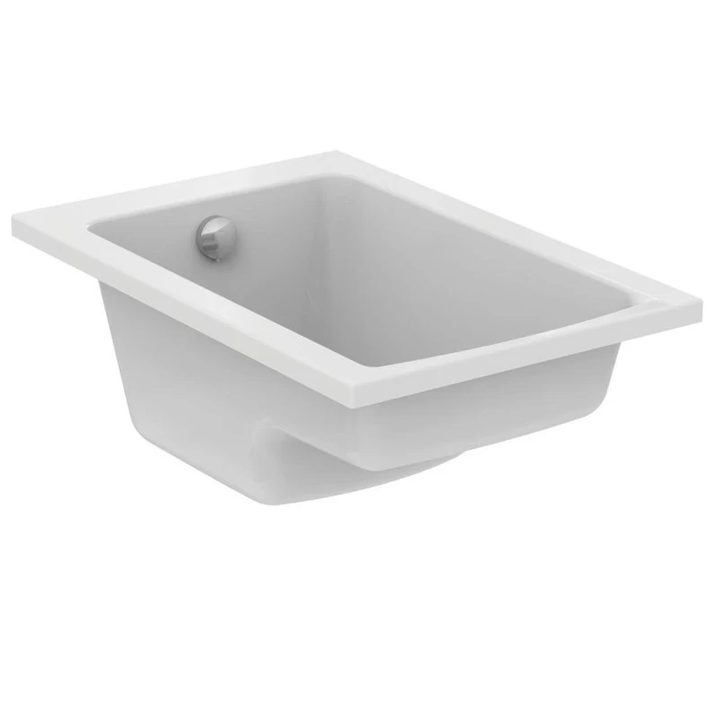 Baignoire Rectangulaire L.105x L.70 Cm Blanc, IDEAL STANDARD Connect Air Sabot
