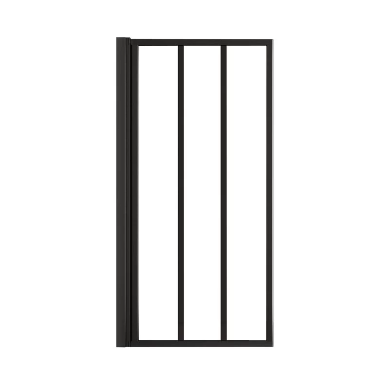 Pare-baignoire 1 Volet Fixe H.140 X L.71 Cm Lift “atelier” Finition Noir Mat 1 Pare-baignoire 1 Volet Fixe H.140 X L.71 Cm Lift “atelier” Finition Noir Mat