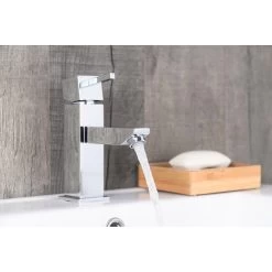 Mitigeur De Lavabo Chromé, SENSEA Bacata -Salle De Bain Magasin 9 1 1