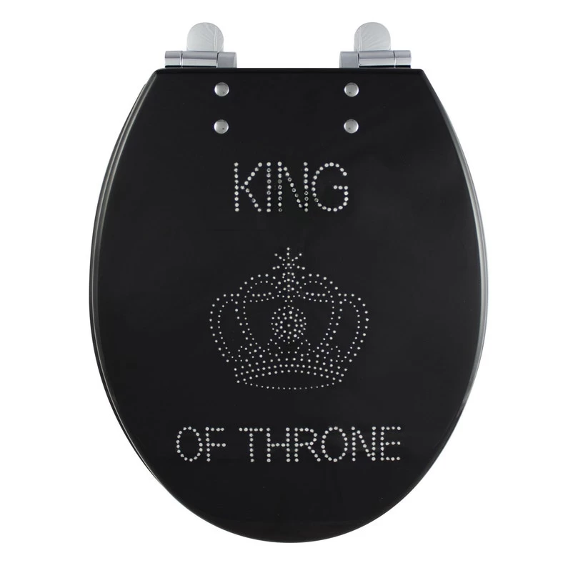 Abattant Frein De Chute Noir Résine King Of Throne 1 Abattant Frein De Chute Noir Résine King Of Throne