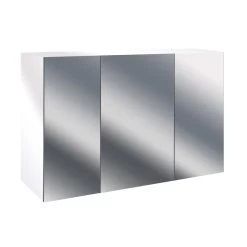 Armoire De Toilette L.90 Cm, Blanc, Modulo
