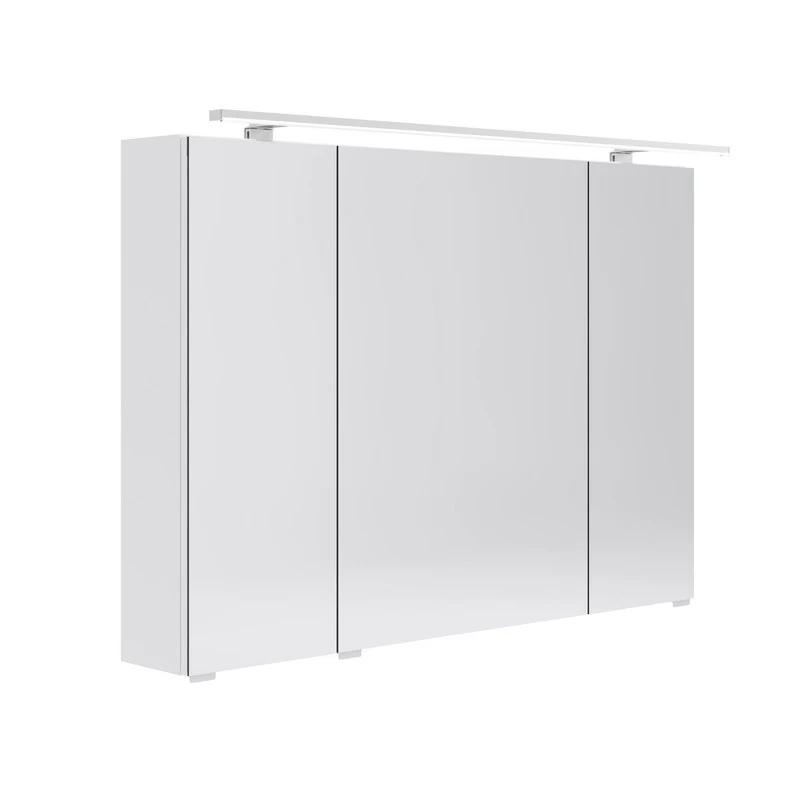 Armoire De Toilette Lumineuse L. 100 Cm, Blanc Opale 1 Armoire De Toilette Lumineuse L. 100 Cm, Blanc Opale