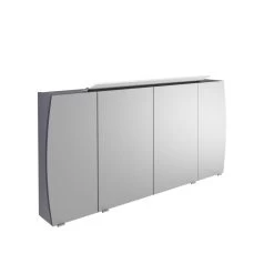 Armoire De Toilette Lumineuse L. 140 Cm, Gris Image