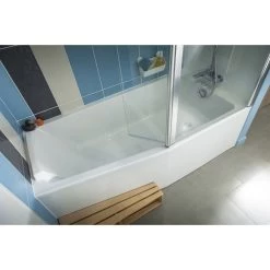 Baignoire L.170x L.85 Cm, JACOB DELAFON Sofa Bain Et Douche, Vidage à Droite