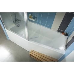 Baignoire L.170x L.85 Cm, JACOB DELAFON Sofa Bain Et Douche, Vidage à Gauche