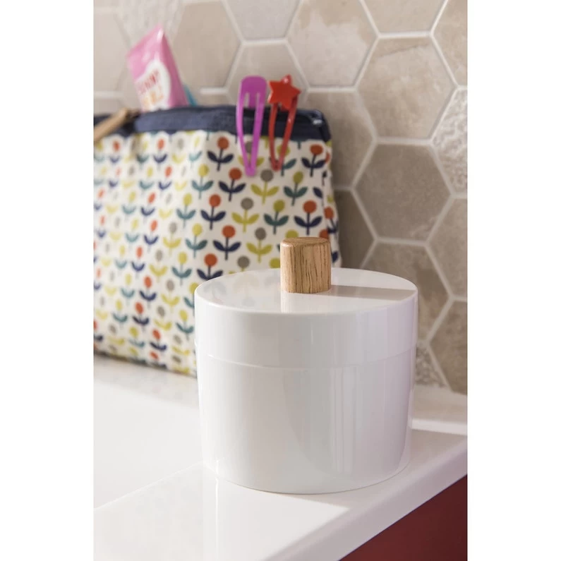 Boîte De Rangement Nomade En Plastique Blanc Blanc 0, Scandi 3 Boîte De Rangement Nomade En Plastique Blanc Blanc 0, Scandi – Image 3