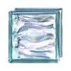 Brique De Verre, Bleu Vague Brillant