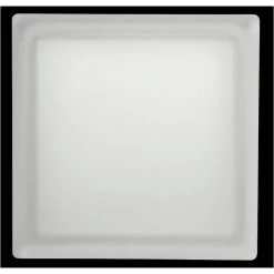 Brique De Verre, Gris Ondulé Brillant