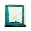 Brique De Verre Vitrablock/Standard Ondulée Brillante, Verte
