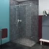 Douche Ellipse2, Avec Receveur Lux Anthracite 90X140 Cm