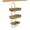 Etagère De Bain / Douche à Suspendre, Naturel, Wellness