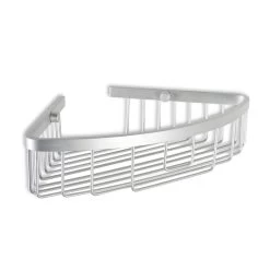 Etagère De Bain / Douche D’angle à Visser, Chromé, Ice