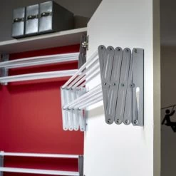 Etendoir Mural Blanc, Azur -Salle De Bain Magasin etendoir mural blanc azur 1 1