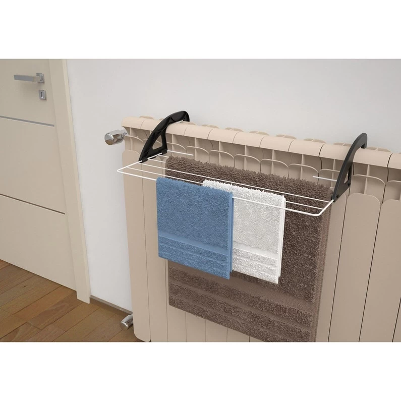 Etendoir Radiateur Blanc / Gris, Azur 2 Etendoir Radiateur Blanc / Gris, Azur – Image 2