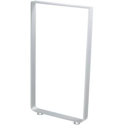 Grand Piètement Aluminium Chrome, L.45 X H.75 Cm -Salle De Bain Magasin grand pietement aluminium chrome l 45 x h 75 cm 1