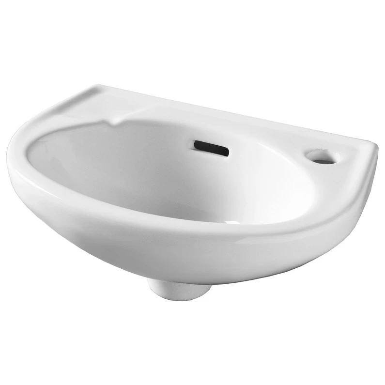 Lave-mains Céramique Blanc L.35 X P.23 Cm, Murcie 1 Lave-mains Céramique Blanc L.35 X P.23 Cm, Murcie