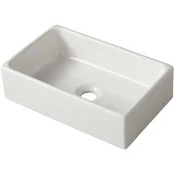 Lave-mains Céramique Rectangle Blanc L.41 X P.25 Cm, Linea R