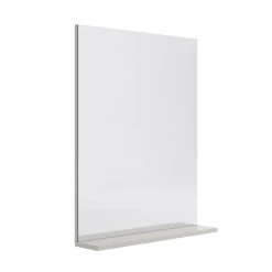 Miroir Avec Tablette Grège, L. 60.0 Cm Opale