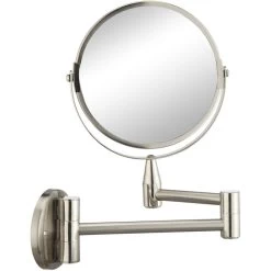 Miroir Grossissant X 2.5 Rond à Fixer (perçage), H.15 X L.15, Beauty Articulé -Salle De Bain Magasin miroir grossissant x 2 5 rond a fixer percage h 15 x l 15 beauty articule 1