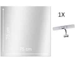 Miroir Lumineux Avec éclairage Intégré, L.75 X H.75 Cm Remix