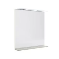 Miroir Lumineux Avec Spot, L.80 X H.76 Cm Opale