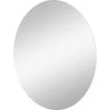 Miroir Non Lumineux Découpé Ovale L.60 X L.45 Cm Poli
