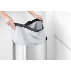 Panier à Linge Acier Inoxydable Corbeille A Linge 60l, Gris, L.38.5 X H.63 X P.3 -Salle De Bain Magasin panier a linge acier inoxydable corbeille a linge 60l gris l 38 5 x h 63 x p 3 1