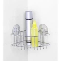 Panier De Bain / Douche électrostatique, Chromé, Static Loc -Salle De Bain Magasin panier de bain douche electrostatique chrome static loc 2