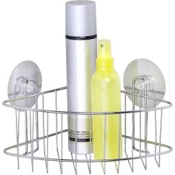 Panier De Bain / Douche électrostatique, Chromé, Static Loc