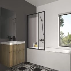 Pare-baignoire 1 Volet Pivotant H.140 X L.85 Cm Artelo