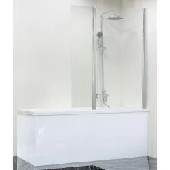 Pare-baignoire Pivotant Pliant, H.140 X L.111.5 Cm