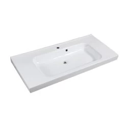 Plan Vasque Simple Remix Céramique 106 Cm