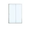 Porte De Douche Coulissante 138 Cm, Transparent, Dado