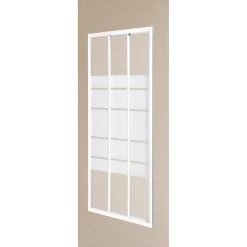 Porte De Douche Coulissante 79 Cm, Sérigraphié, Nerea