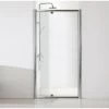 Porte De Douche Pivotante 120 Cm, Transparent, Quad