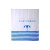Rideau De Douche En Plastique Multicolore L.180 X H.200 Cm, Cap Ocean SENSEA