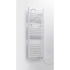 Sèche-serviettes électrique à Inertie Fluide DELTACALOR Up-app Blanc 500W