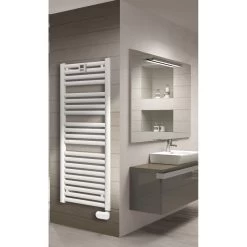 Sèche-serviettes électrique à Inertie Fluide EQUATION Concept Blanc 750W